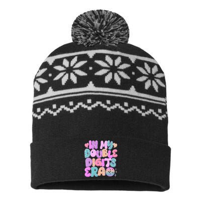 Retro In My Double Digits Era USA-Made Snowflake Beanie