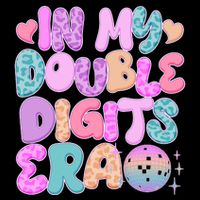 Retro In My Double Digits Era Toddler Sweatshirt
