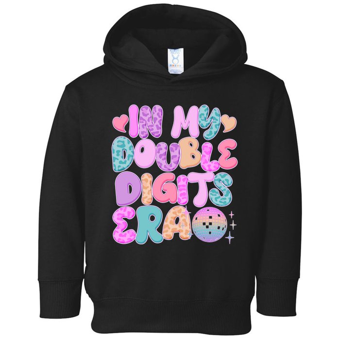 Retro In My Double Digits Era Toddler Hoodie