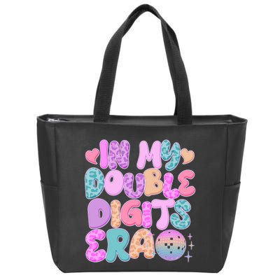 Retro In My Double Digits Era Zip Tote Bag