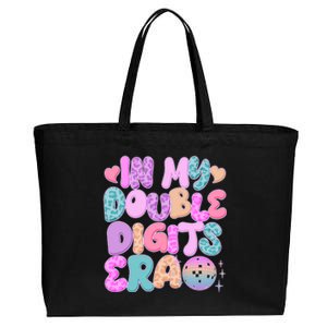 Retro In My Double Digits Era Cotton Canvas Jumbo Tote