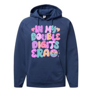 Retro In My Double Digits Era Performance Fleece Hoodie