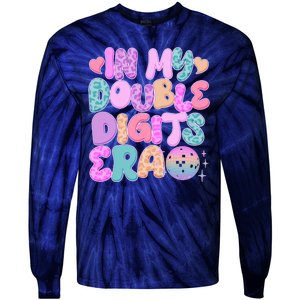 Retro In My Double Digits Era Tie-Dye Long Sleeve Shirt