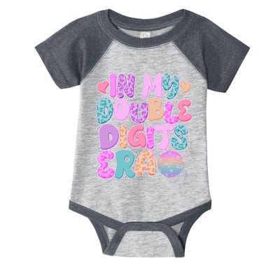 Retro In My Double Digits Era Infant Baby Jersey Bodysuit