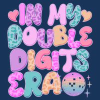Retro In My Double Digits Era Infant Baby Jersey Bodysuit