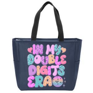 Retro In My Double Digits Era Zip Tote Bag