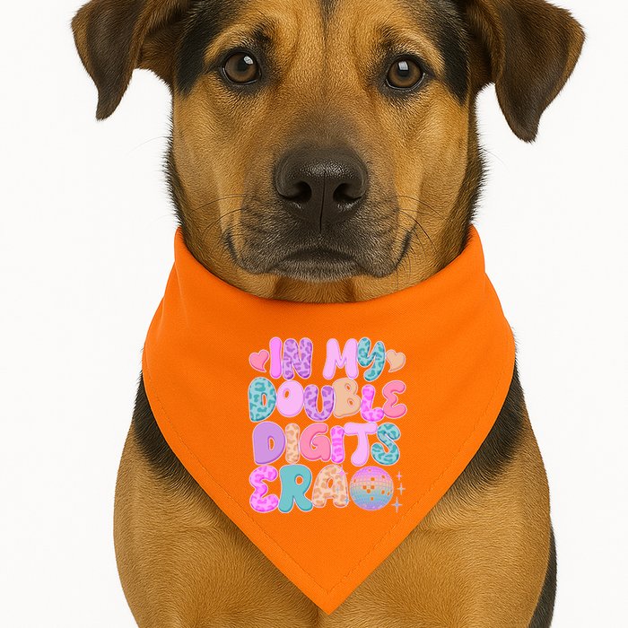 Retro In My Double Digits Era USA-Made Doggie Bandana