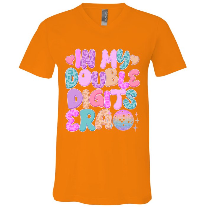 Retro In My Double Digits Era V-Neck T-Shirt