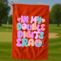 Retro In My Double Digits Era Golf Towel