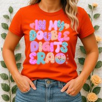 Retro In My Double Digits Era Womens T-Shirt