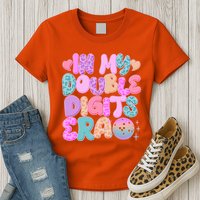 Retro In My Double Digits Era Womens T-Shirt