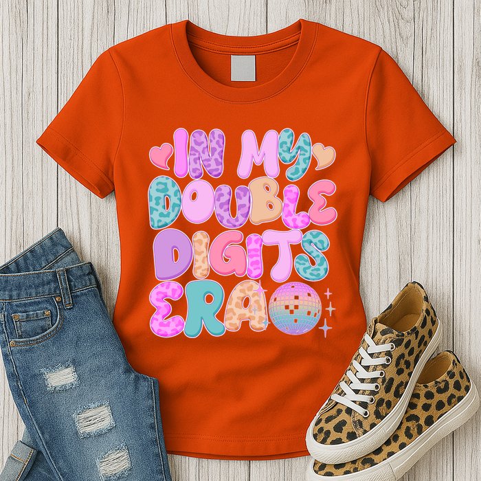 Retro In My Double Digits Era Womens T-Shirt