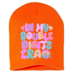 Retro In My Double Digits Era Short Acrylic Beanie