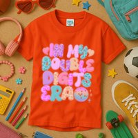 Retro In My Double Digits Era Kids T-Shirt
