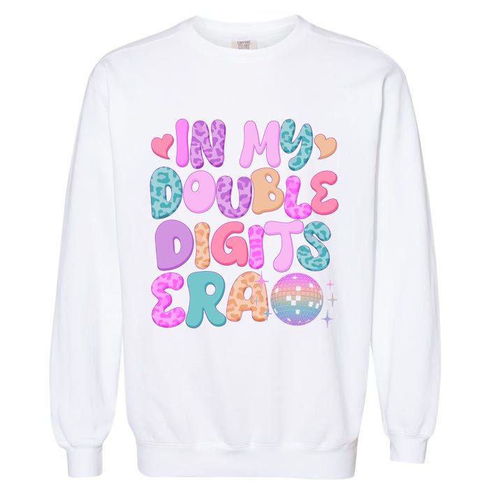 Retro In My Double Digits Era Garment-Dyed Sweatshirt