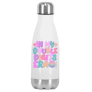 Retro In My Double Digits Era Stainless Steel Insulated Water Bottle