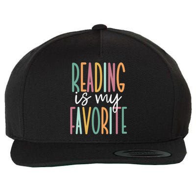 Reading Is My Favorite Gift Wool Snapback Cap