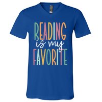 Reading Is My Favorite Gift V-Neck T-Shirt