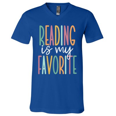 Reading Is My Favorite Gift V-Neck T-Shirt