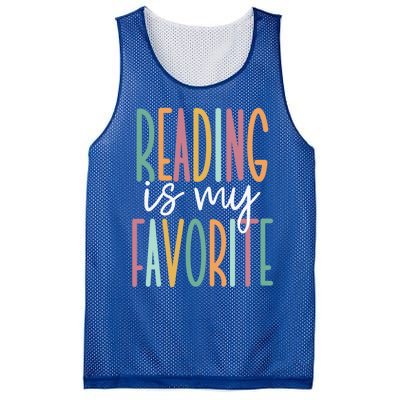 Reading Is My Favorite Gift Mesh Reversible Basketball Jersey Tank