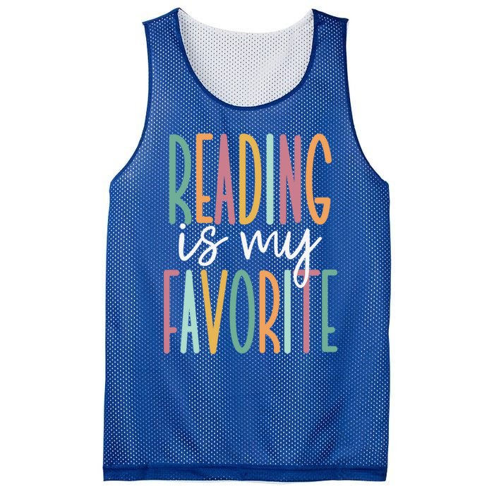 Reading Is My Favorite Gift Mesh Reversible Basketball Jersey Tank