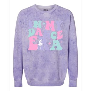 Retro In My Dance Era For Ballet Dancer Groovy Gift Colorblast Crewneck Sweatshirt