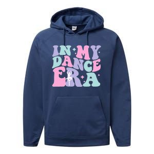 Retro In My Dance Era For Ballet Dancer Groovy Gift Performance Fleece Hoodie