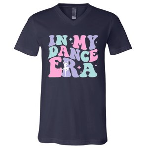 Retro In My Dance Era For Ballet Dancer Groovy Gift V-Neck T-Shirt