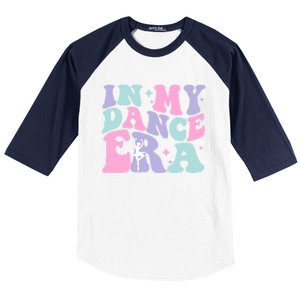 Retro In My Dance Era For Ballet Dancer Groovy Gift Baseball Sleeve Shirt