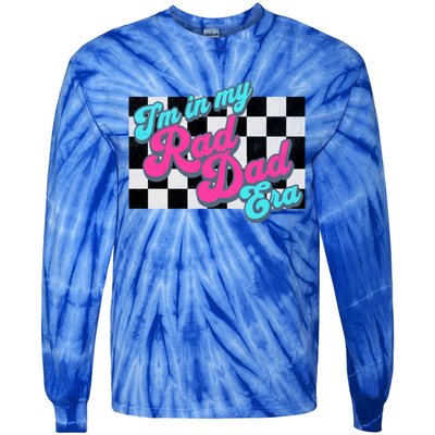 Retro In My Rad Dad Era Funny Dad Groovy Rad Dad Gift Tie-Dye Long Sleeve Shirt