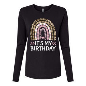 Rainbow It's My Birthday for Teens Girls Birthday Gift Womens Cotton Relaxed Long Sleeve T-Shirt