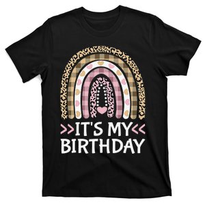 Rainbow It's My Birthday for Teens Girls Birthday Gift T-Shirt