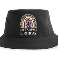 Rainbow It's My Birthday for Teens Girls Birthday Gift Sustainable Bucket Hat