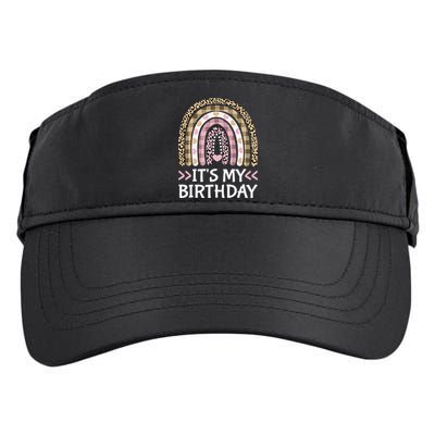 Rainbow It's My Birthday for Teens Girls Birthday Gift Adult Drive Performance Visor