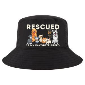 Rescued Is My Favorite Breed Animal Rescue Cool Comfort Performance Bucket Hat