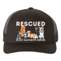 Rescued Is My Favorite Breed Animal Rescue Yupoong Adult 5-Panel Trucker Hat