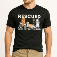 Rescued Is My Favorite Breed Animal Rescue Cooling Performance Crew T-Shirt