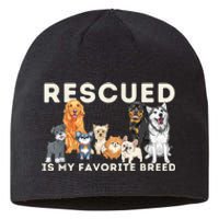 Rescued Is My Favorite Breed Animal Rescue Sustainable Beanie