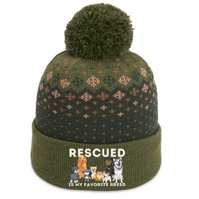 Rescued Is My Favorite Breed Animal Rescue The Baniff Cuffed Pom Beanie