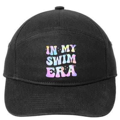 Retro In My Swim Era Swimming Swimmers Funny Gift 7-Panel Snapback Hat