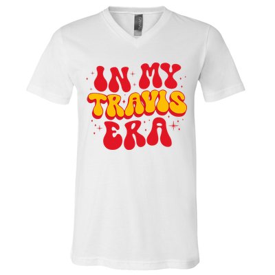 Retro In My Travis Era V-Neck T-Shirt