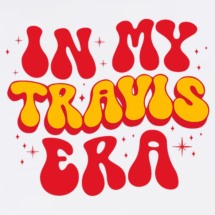 Retro In My Travis Era Golf Towel