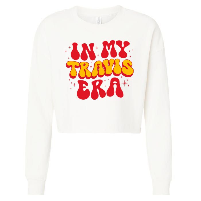 Retro In My Travis Era Cropped Pullover Crew
