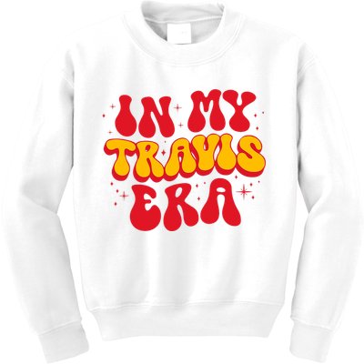 Retro In My Travis Era Kids Sweatshirt
