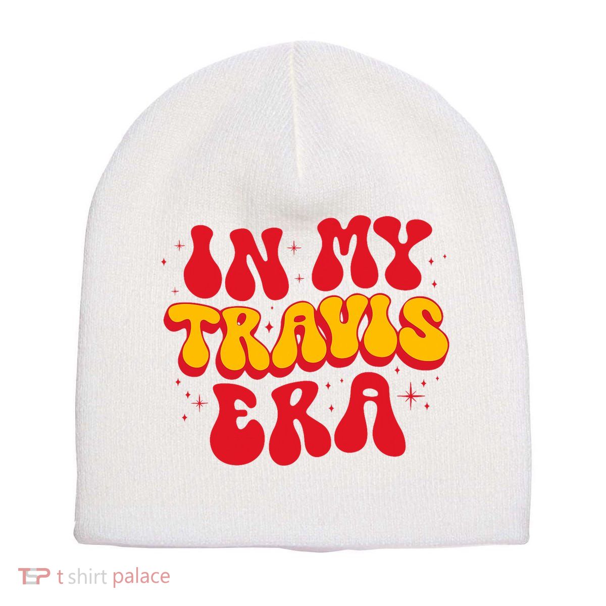 Retro In My Travis Era Short Acrylic Beanie