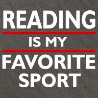 Reading Is My Favorite Sport Cotton Canvas Backpack