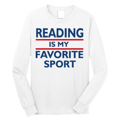 Reading Is My Favorite Sport Long Sleeve Shirt