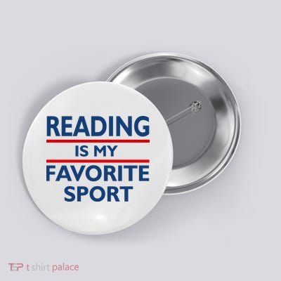 Reading Is My Favorite Sport Button