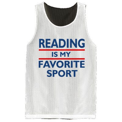 Reading Is My Favorite Sport Mesh Reversible Basketball Jersey Tank