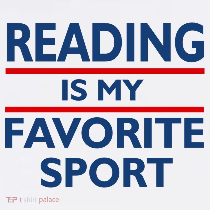 Reading Is My Favorite Sport Premium T-Shirt